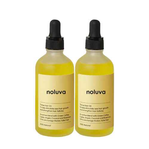 Two Bottles of Noluva Hair Growth Serum